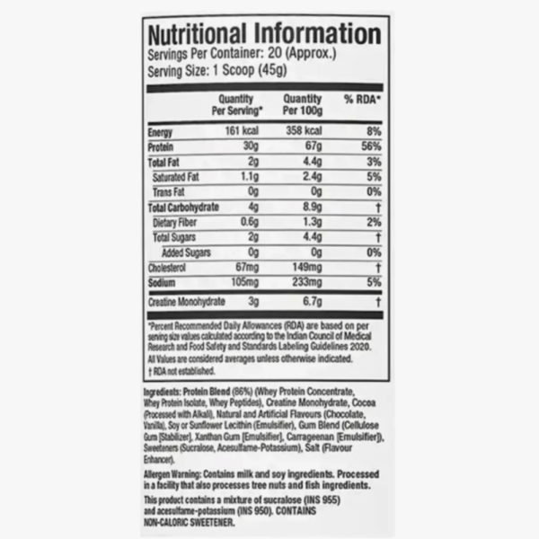 MuscleTech Nitro-Tech Whey Protein | 907g (2lbs) | Milk Chocolate flavor | 30g of Protein - Image 4